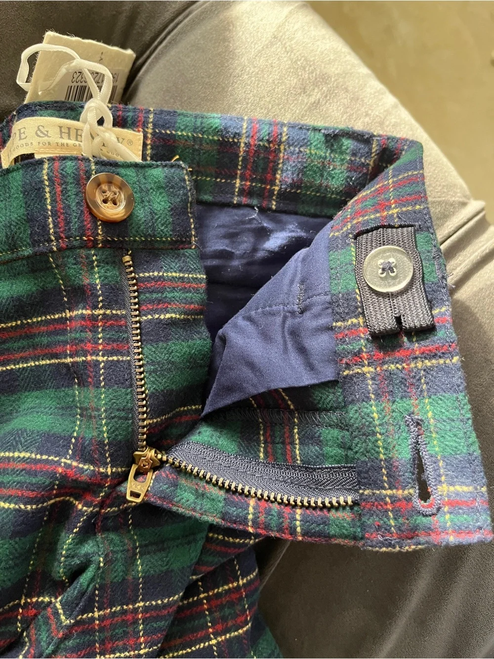 NWT Hope & Henry Boy's Organic Cotton Brushed Suit Pant 5T